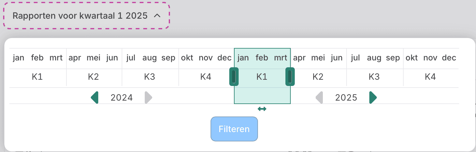 Moneybird Period Selector